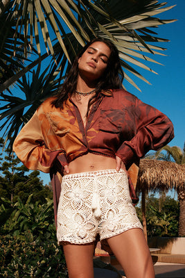 Drifter’s Wife Crochet Shorts