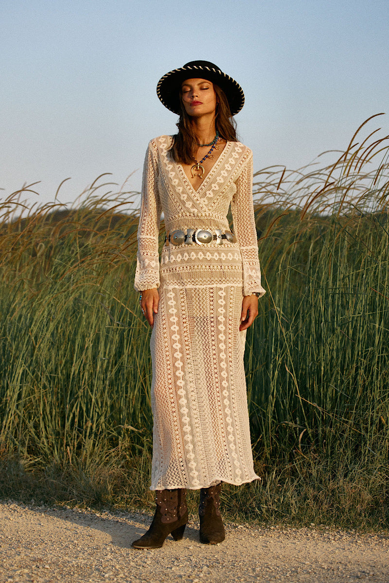 NEW Lace Embroidered Maxi Dress - Chasing Unicorns