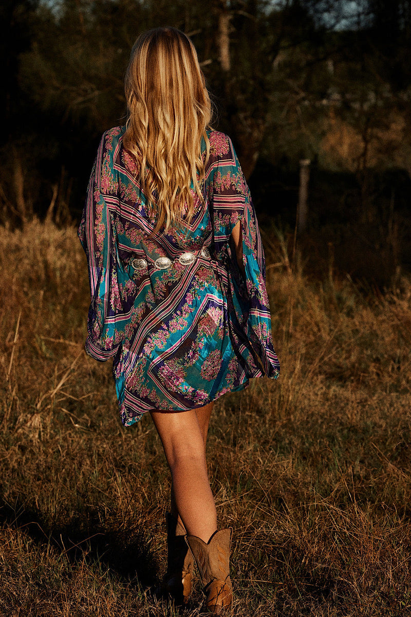 NEW Silk Kimono - Chasing Unicorns