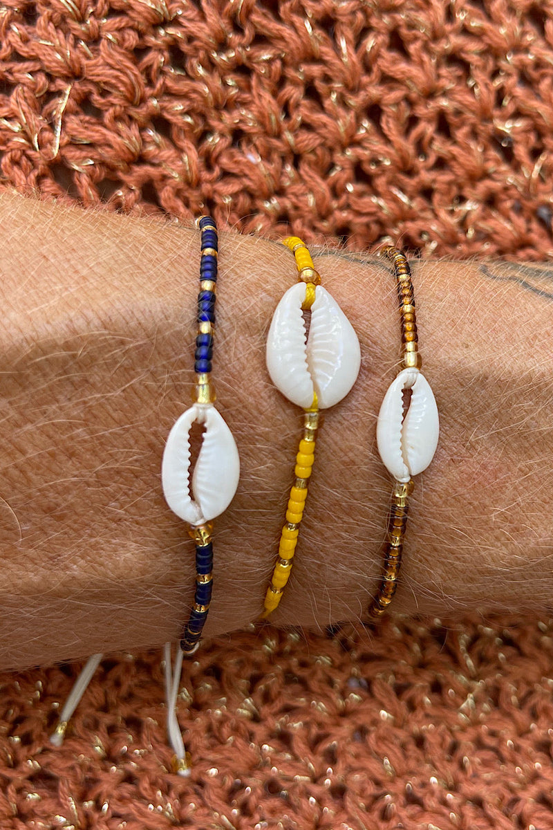 Natural cowrie hand made Balinese bracelets - Chasing Unicorns
